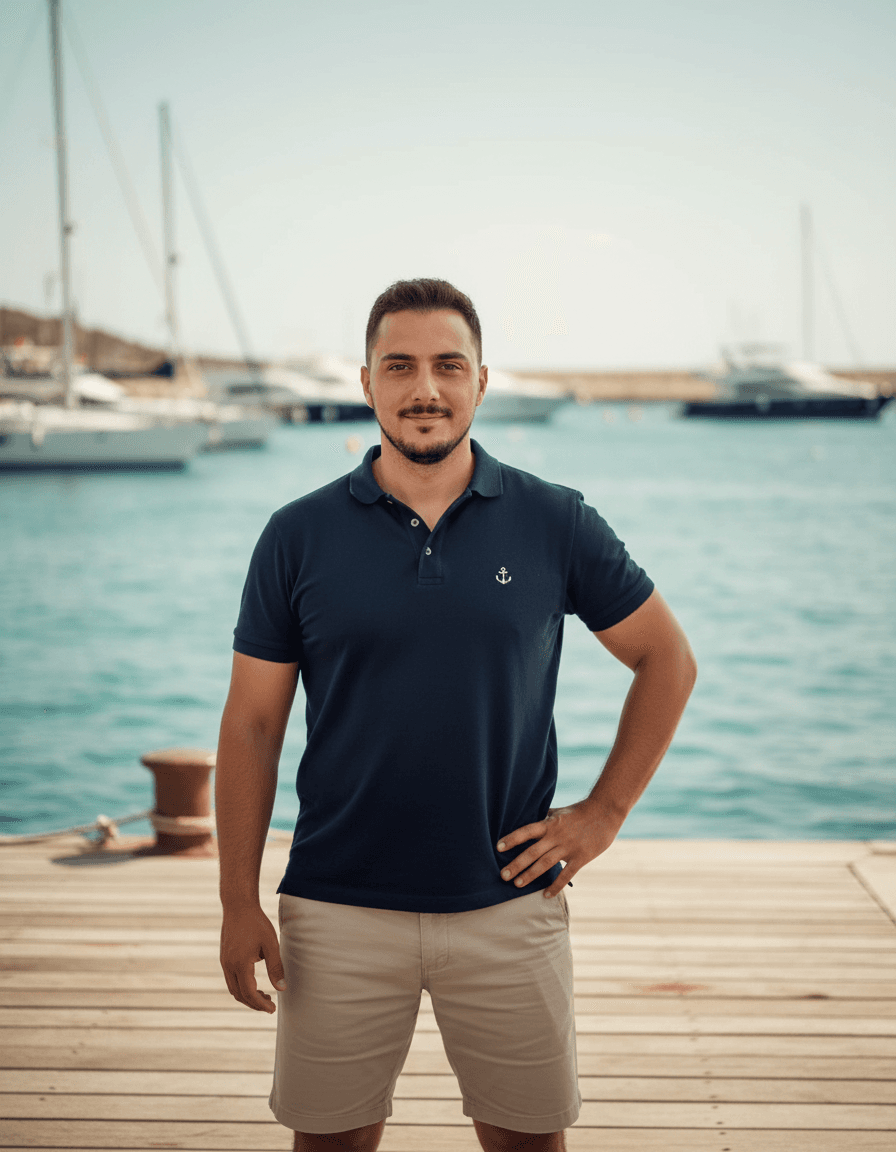 Skipper 03, Skipper at Billy Boats Lefkada